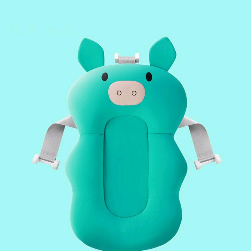 Baby Bad Kussen Zuigeling Bad Security Pad Zuigelingen Douchestoel Draagbare Veiligheid Ondersteuning Mat Opvouwbaar Soft Antislip Quick droog: F-greenpig