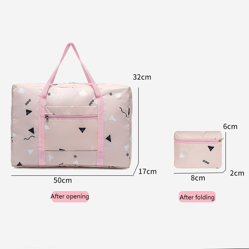 Carry on Luggage Bag Adult Travel Bag Foldable Nylon Large Capacity Luggage Bag Storage Carry-On Duffle Bag Suitcase#0302y30