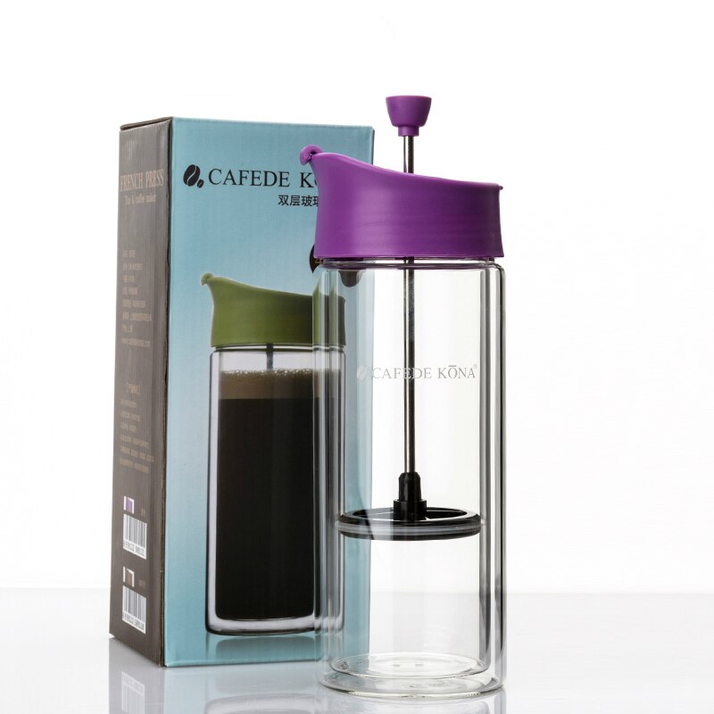 Bodum draagbare reis french press geurende theepot dubbelwandig glas café werk kantoor koffiezetapparaat druppelaar dolce gusto