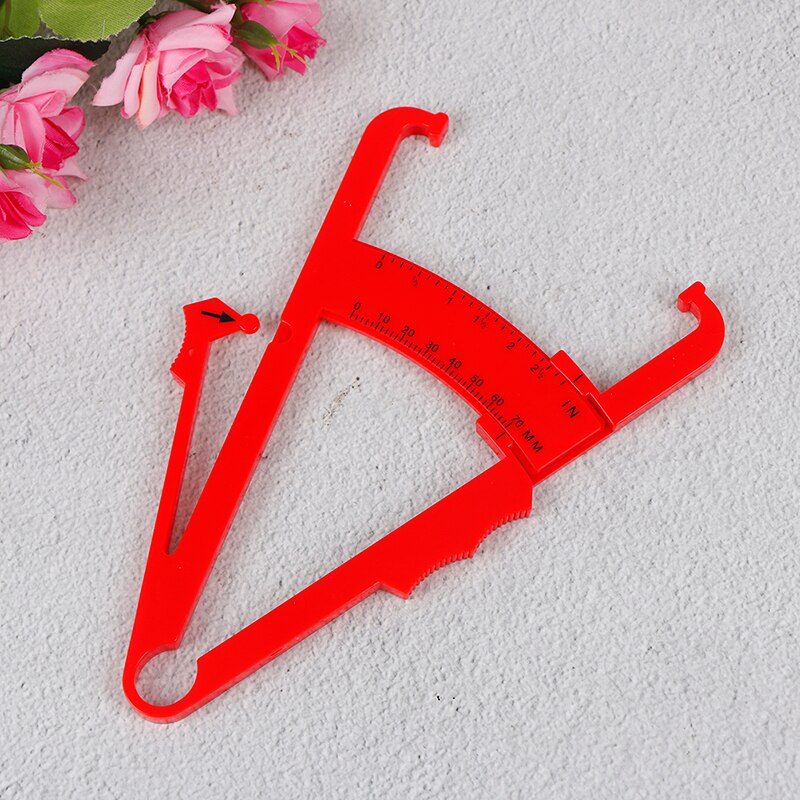 70mm Skinfold Body Fat Caliper Body Fat Tester Skinfold Measurement Tape With Measurement Chart Body Health Care Tool