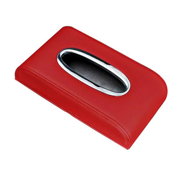 Auto amrest leren tissue box hoes papier auto thuis servethouder hoes: Type 3