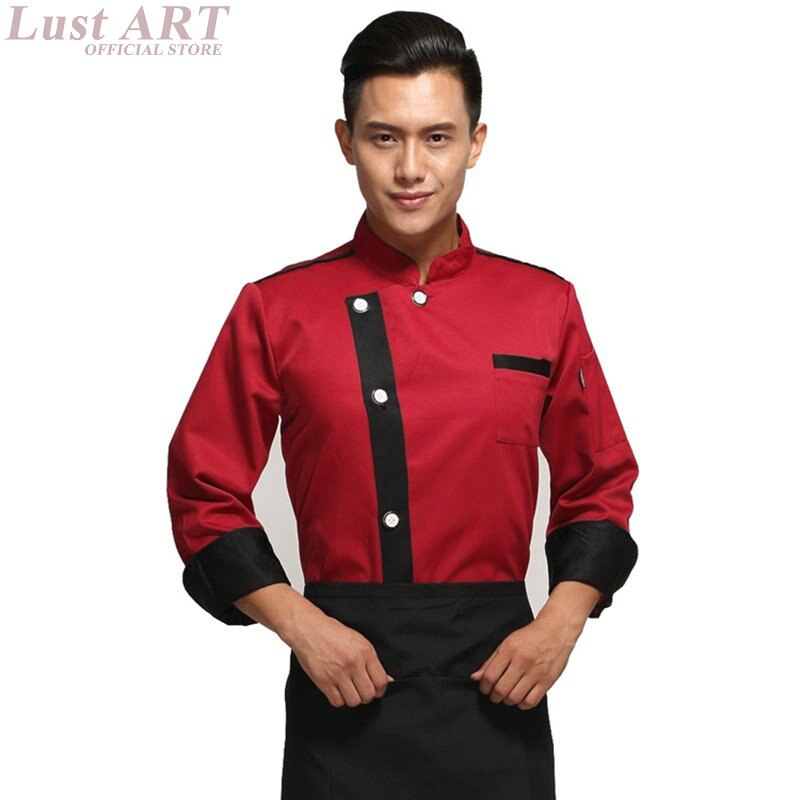 food service chef jacket kitchen hotel chef uniform casual restaurant chef clothing AA011