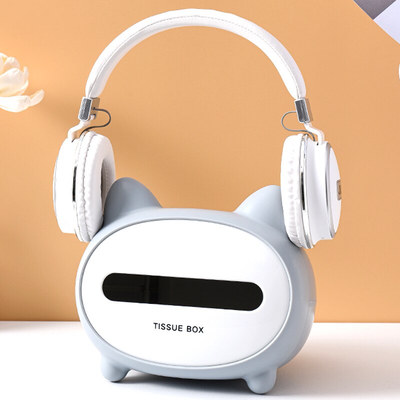 Cartoon Abs Kat Model Tissue Doos Leuke Kitty Dispenser Opslag Houder Servet Case Organizer