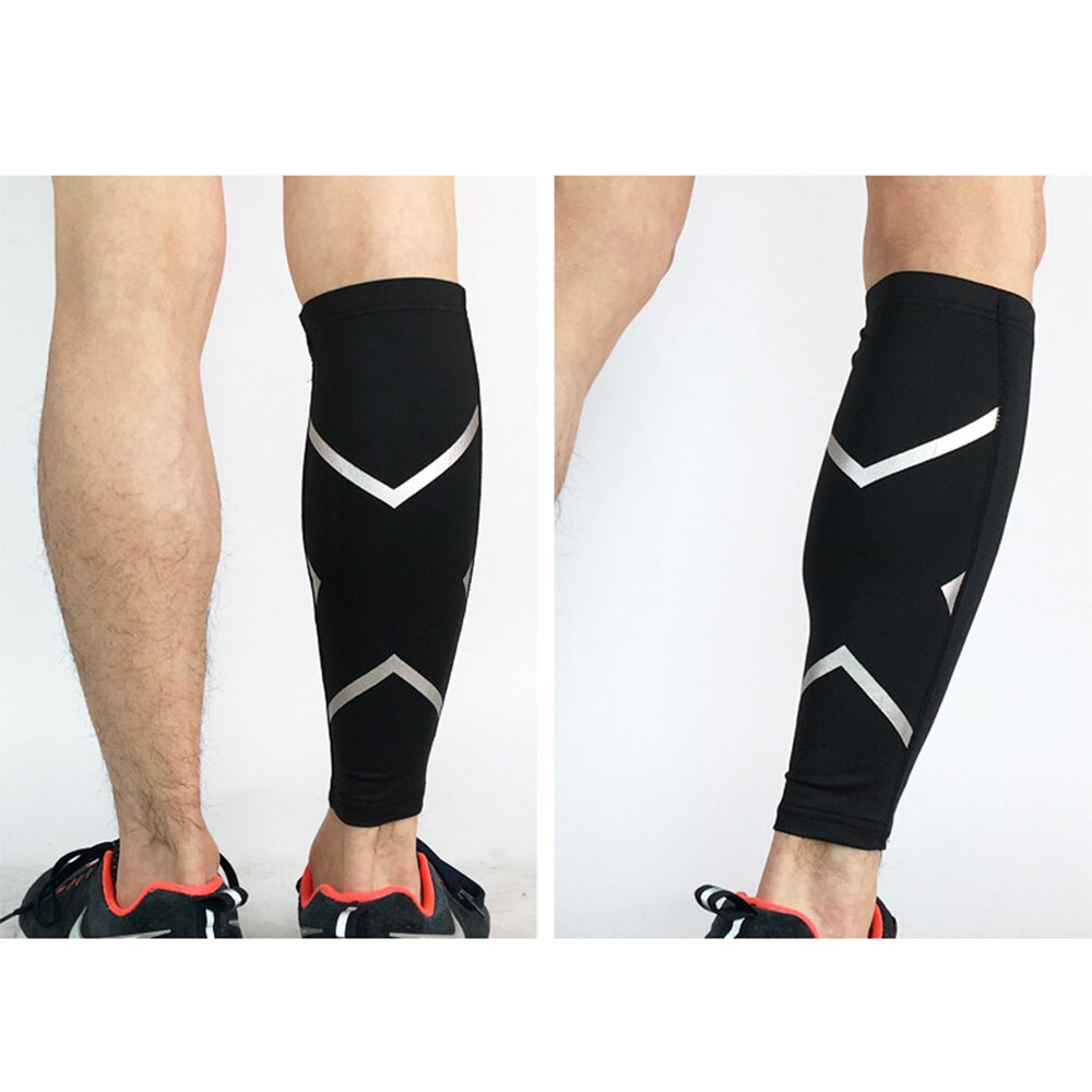 1PC Elastic Calf Sleeve Support Socks Shin Guard for Running Basketball Football Badminton Cycling Hiking
