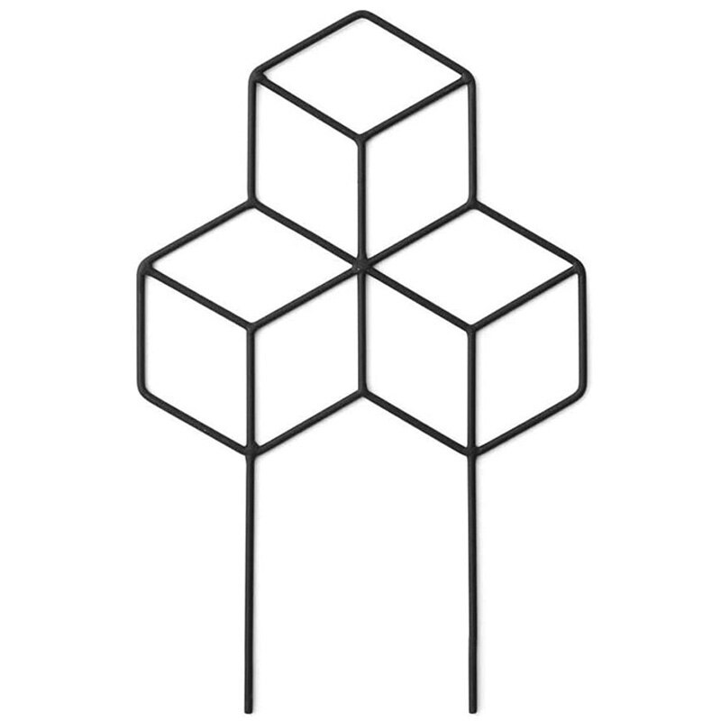 Garden Metal Trellis, Lattice-Shaped Plant Trellis for DIY Potted Climbing Plants Support, Flower Vegetables Rose Vine