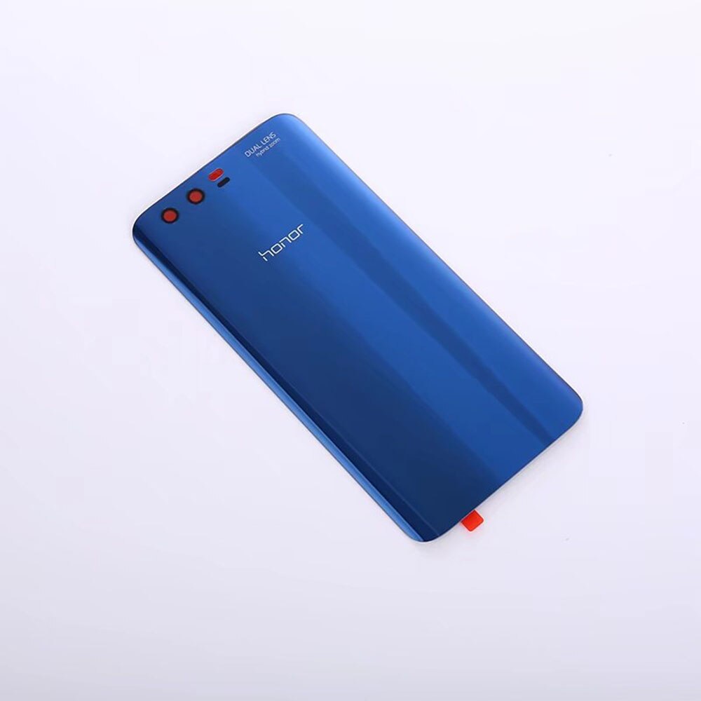 Originele Huawei Honor 9 Behuizing Back Battery Cover Deur Achter Voor Huawei Honor 9 Back Glas Cover Behuizing Case Panel vervanging: Blue for Honor 9