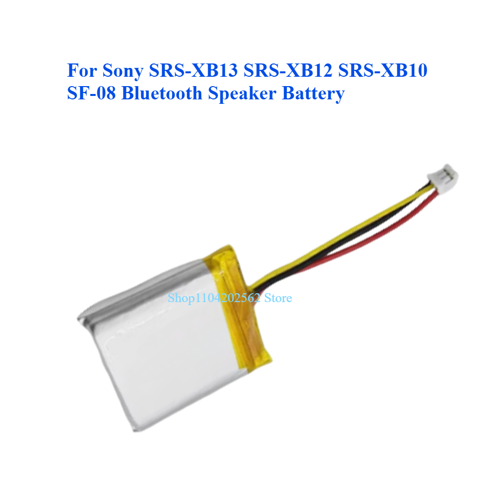 Para Sony SRS-XB13 XB12 XB10 XB31 XB32 HG1 HG2 HG10 ST-06 06S X3 XB2 XB01 XB20 XB40 XB41 XB43 SF-08 02 Bateria de alto-falante Bluetooth: BRANCO