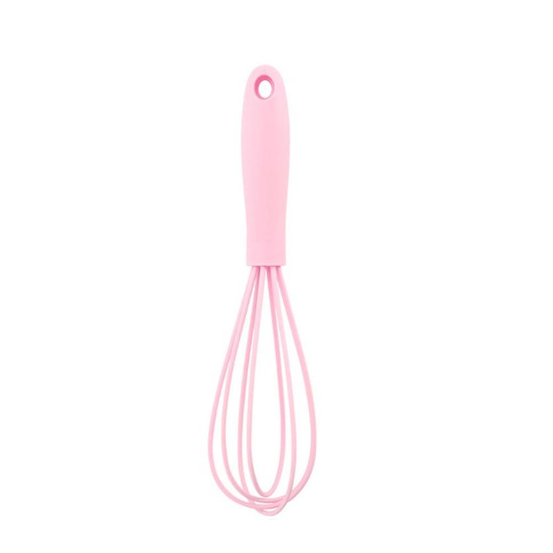 1pc multifunktionella roterande manuell äggvisp mixer mini plast kök äggvisp bakverktyg äggrörare silikon miljövänlig: A