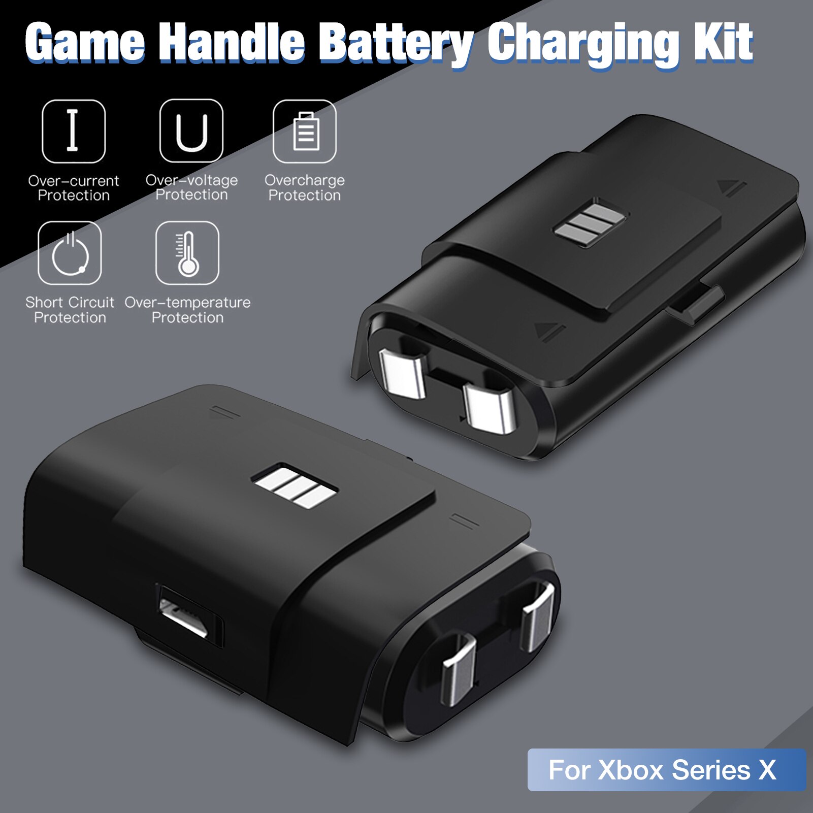 Game Controller Rechargeable Battery Set For Xbox Series X Game Controller Rechargeable Battery Set Power Supplies