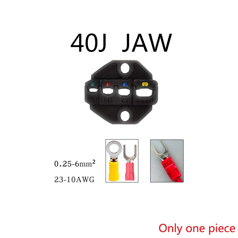 Crimping pliers jaws HS-03BC / 30J / 40J / 10A / 10WF / 35WF / 103 / 256N / 06WF2C / 05H for Crimping Terminals: 40J