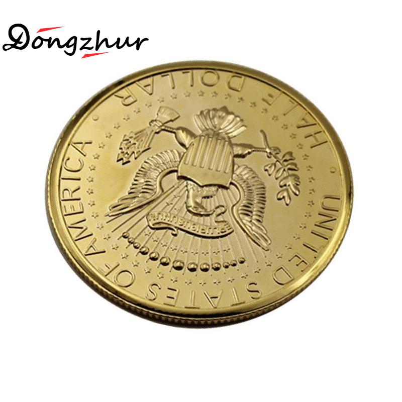 Silver/Gold Color Jumbo Magic Coin Half Dollar 73mm Top Magic Tricks Magician Gimmick MSW1850
