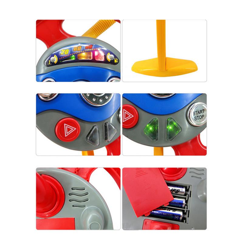 neue Simulierte Lenkrad Mit Licht und Musik Baby Puzzle Spielzeug