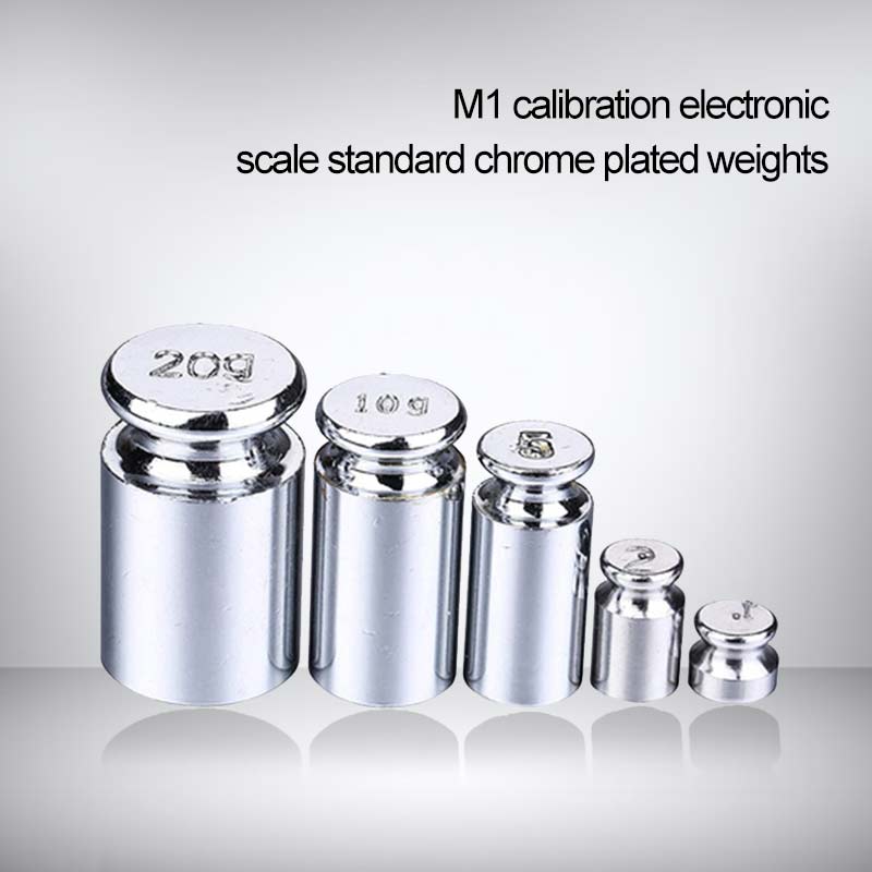 Mini Scale Weights Set for Digital Scale balance Chrome Plating Calibration Gram Weight Scale electronic scale 1g 2g 5g 10g 20g