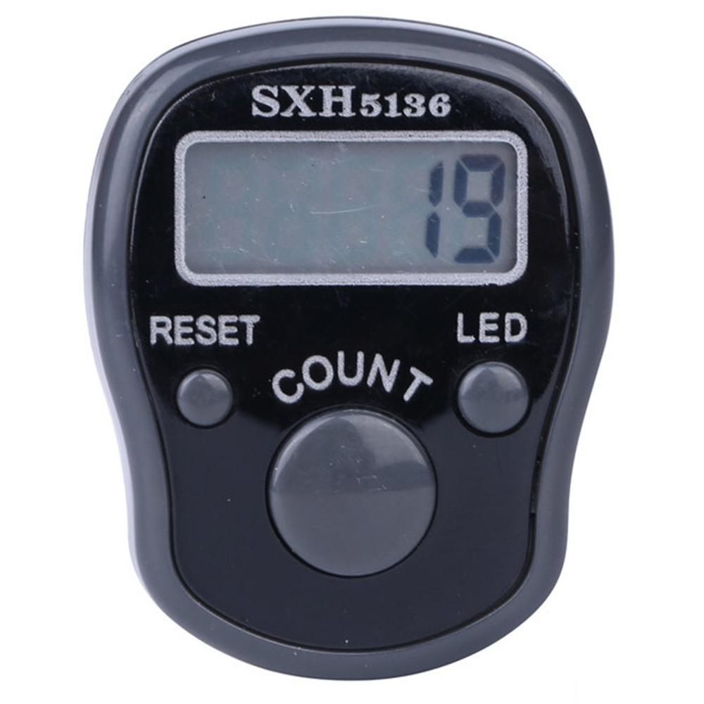Stich Marker Finger Ring Zähler LED Nacht Licht Elektronische übereinstimmen Zähler Kunststoff Elektronische Zählen Werkzeuge zufällige farbe