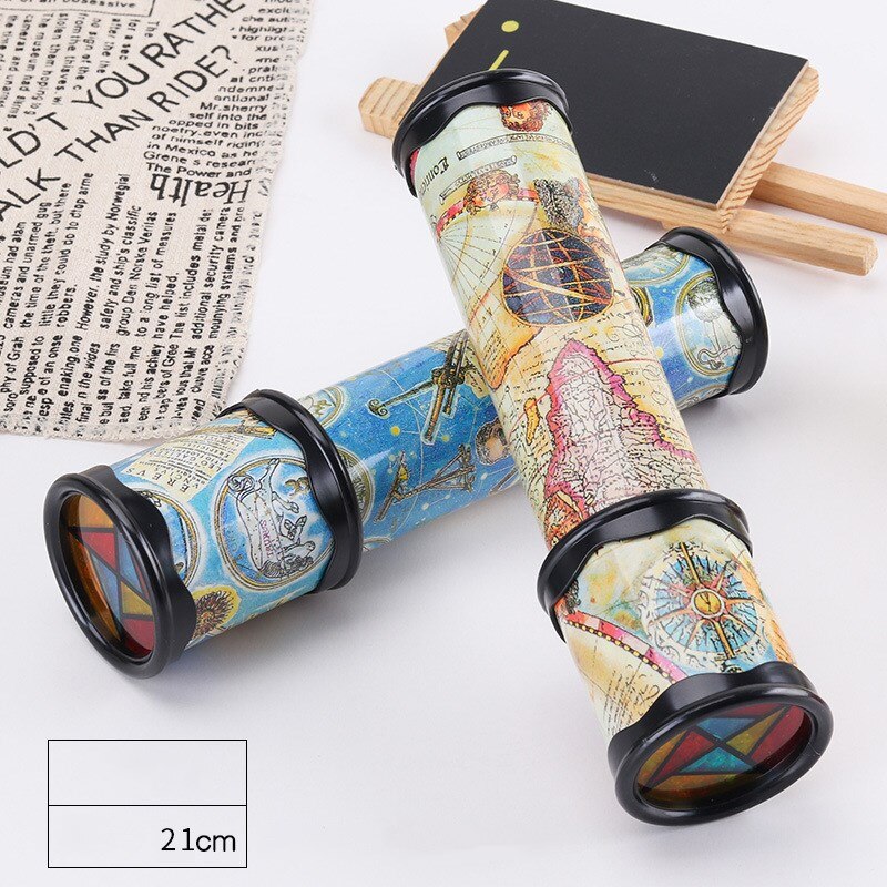 Große Kaleidoscopes Kinder Spielzeug Rotation Einstellbar Kaleidoskop Phantasie Farbe Welt Pädagogisches Spielzeug Für Kinder Kindergarten spielzeug
