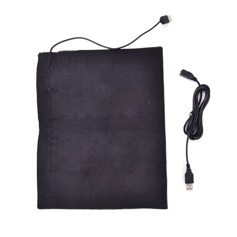 Usb-vezelverwarmer, koolstof elektrische verwarmde jas, zacht kussen, winter herenvest, verwarmende kleding, warmere pads, houden warm voor muismat