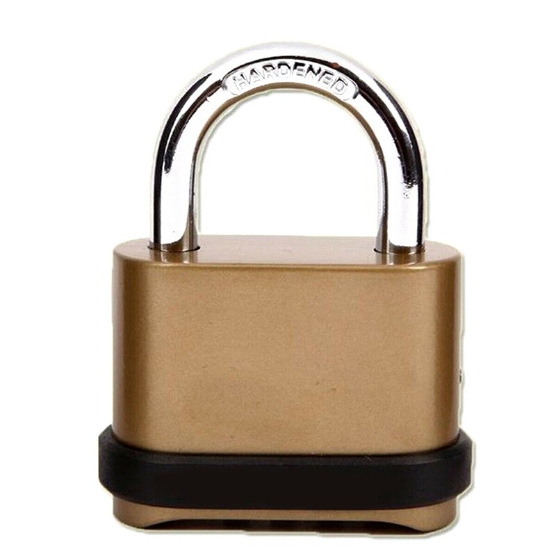 Four-Digit Number Combination Padlock Waterproof Lock for Garage Closet Door PUO88: s