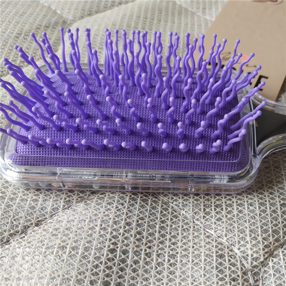 Durevoli pettine per bambini massaggio antistatico pettini per capelli cartone animato in plastica animali che scorre palle stelle per ragazze accessori per capelli per bambini