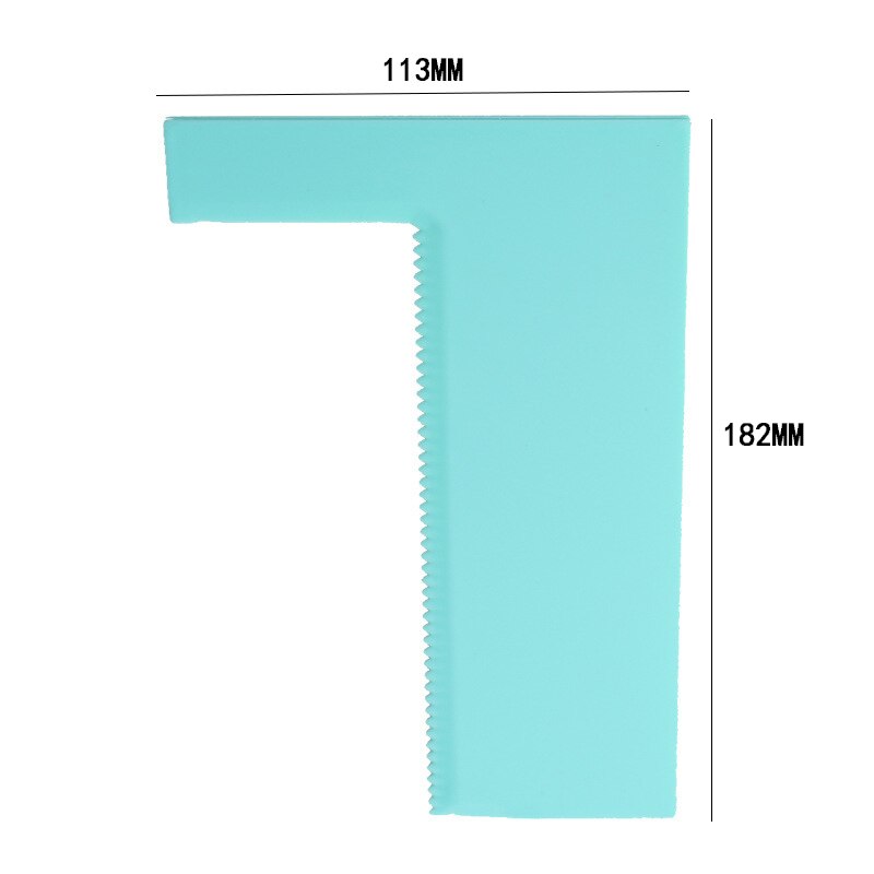 Modelling Smoother Polisher Fondant Cake Scraper Blade Pastry Spatulas Cream Pastry Icing Comb Set DIY Baking Tools For Cakes: A