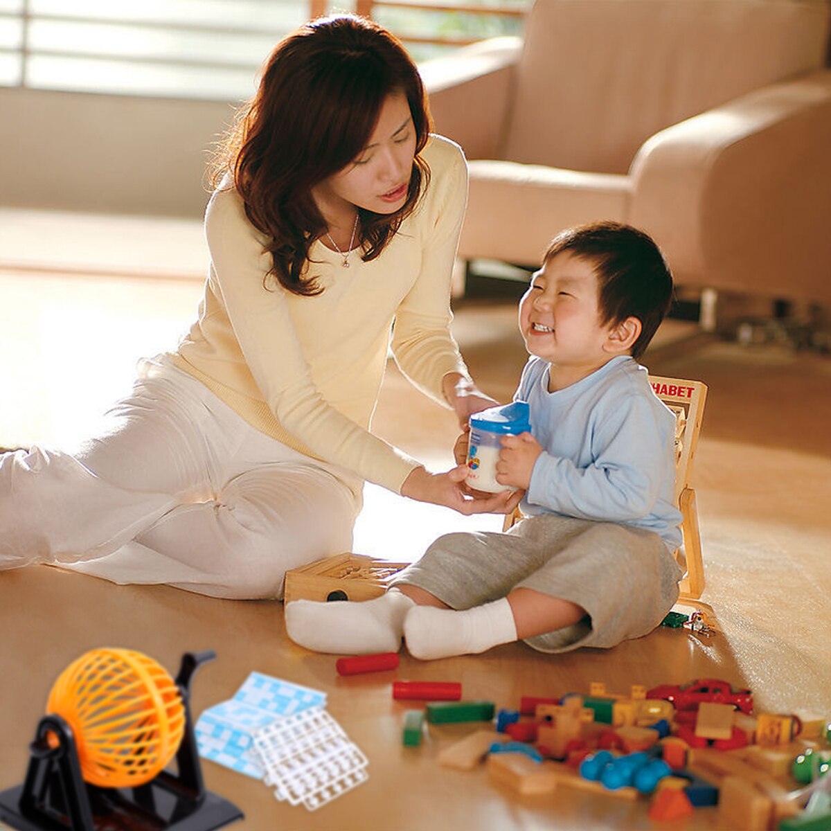 Consola de juegos de Bingo simulada para niños, máquina de juegos educativos, máquina de Bingo creativa, accesorios de para el hogar