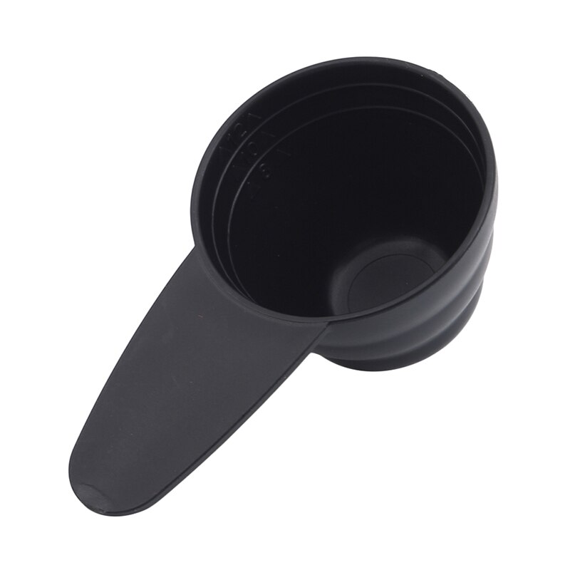 Baking Utensils Milk Powder Spoon Practical Food Grade Plastic Measuring Spoon With Scale Coffee Spoon: Black