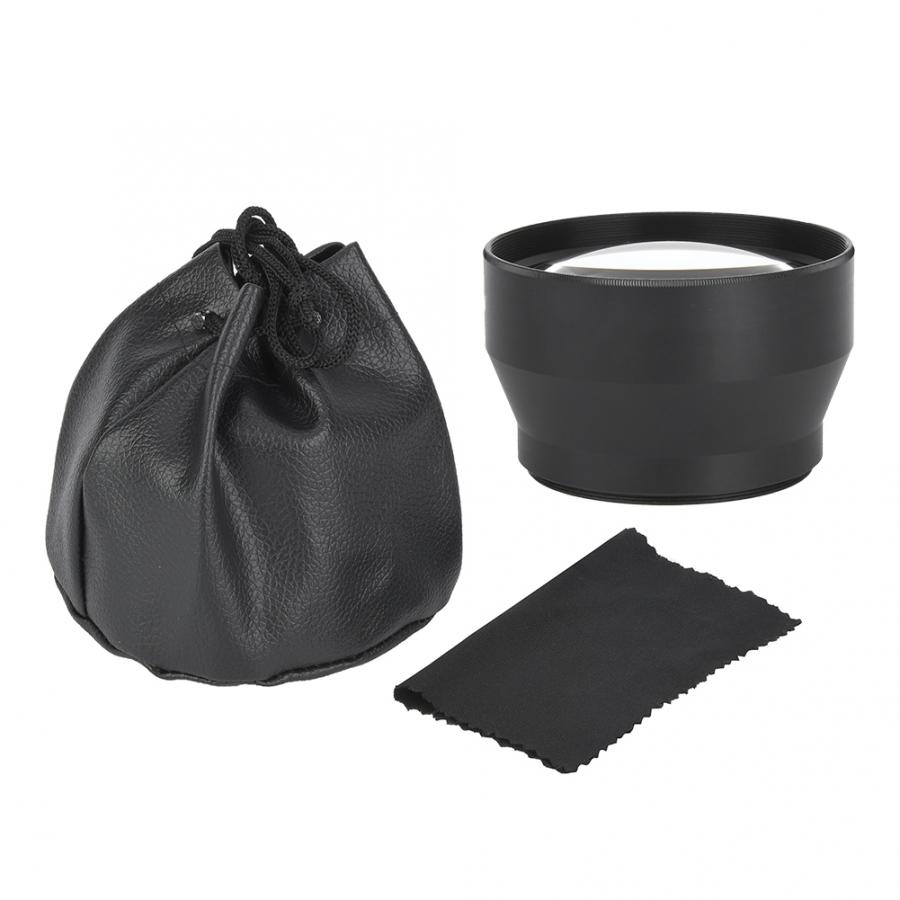 Lente Para Celular 67 Millimetri 2.2X Universale in Metallo Teleobiettivo Teleconverter lente Fotocamere Dslr Accessorio Len Macchina Fotografica di Accessori