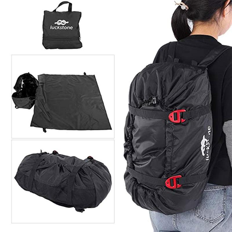Climbing Rope Bags Shouder Strap Ropes Storage Bag Outdoor Camping Rock Mountaineering Folding Portable Adjustable Waterproof