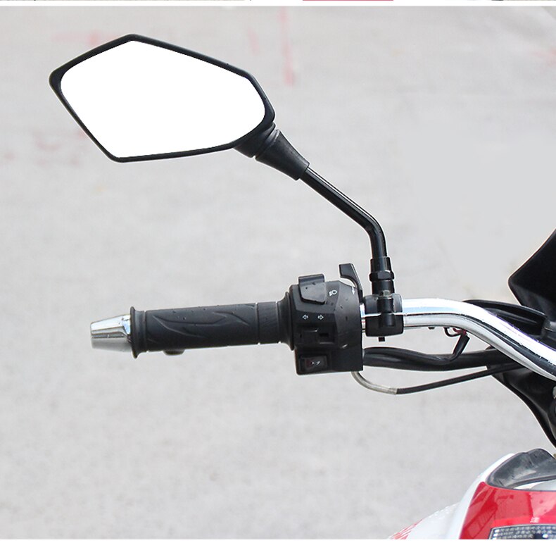Rétroviseur latéral pliable pour guidon de moto, pour vespa gts bandit 1200 specchi moto kawasaki  er5 shadow 750