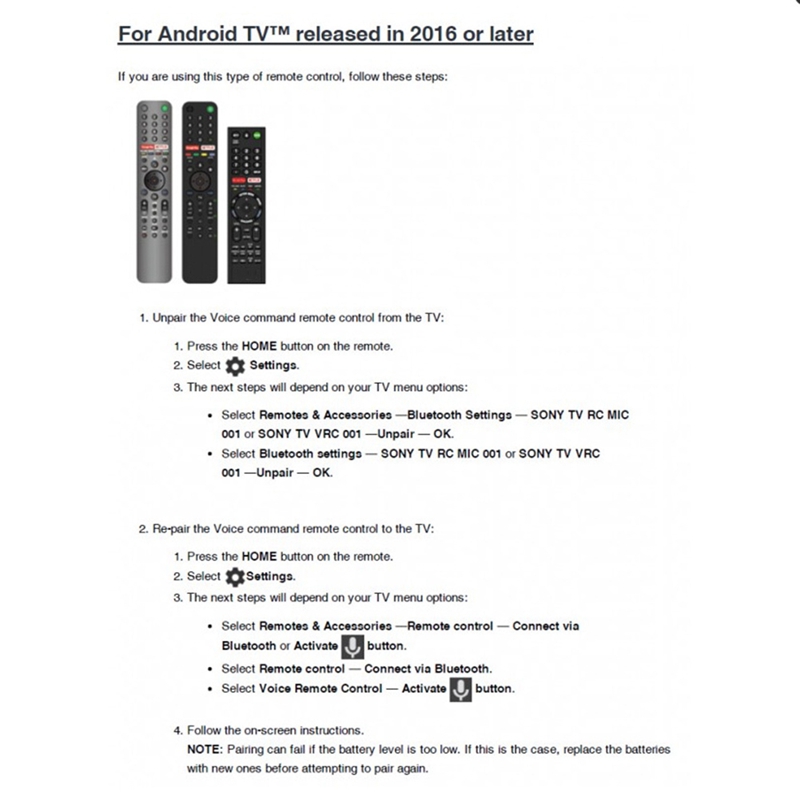 Mando A Distancia De Repuesto Para Sony TV, Modelo RMF-TX300E, Compatible Con Múltiples Modelos De Televisores Sony, Con Función De Voz