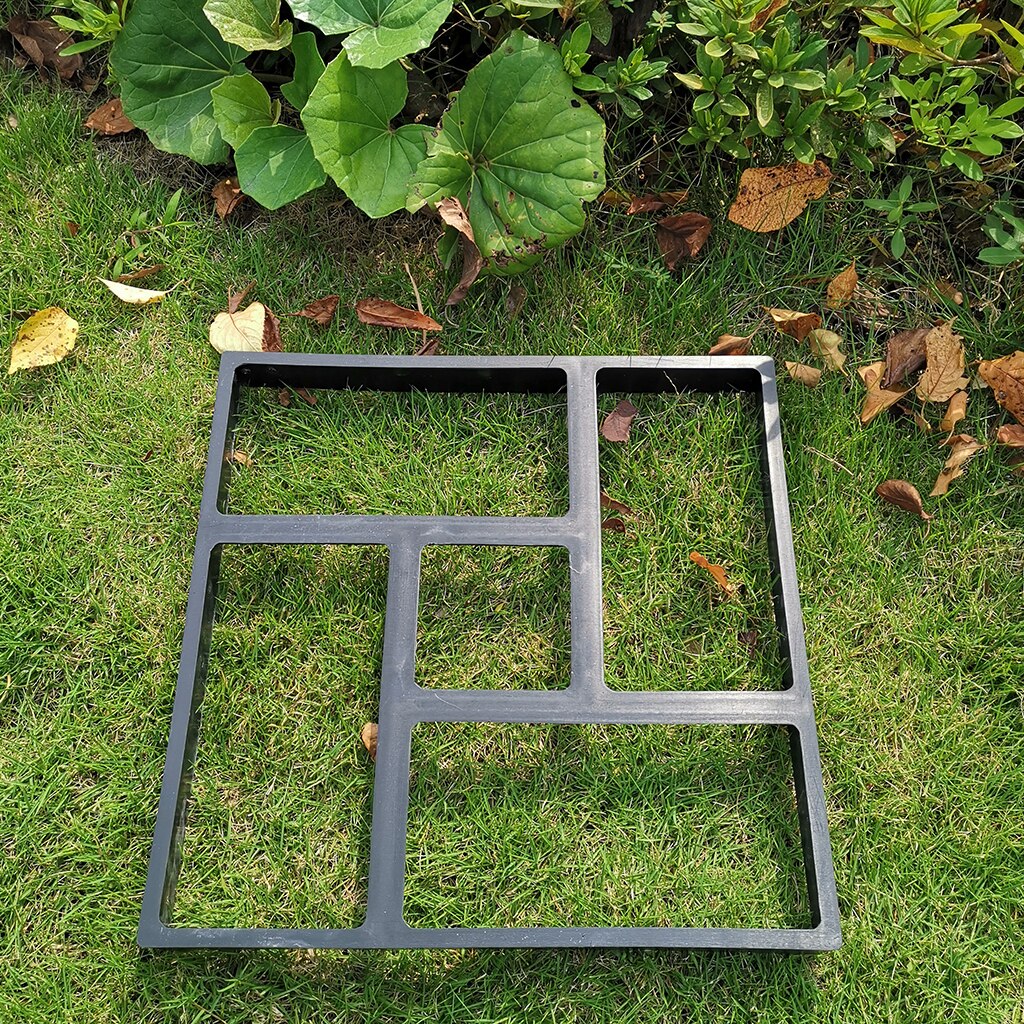 Platz Beton treten Stein Fertiger Formen, Wiederverwendbare DIY Weg Hersteller für Rasen Garten und Terrasse, 40x40cm