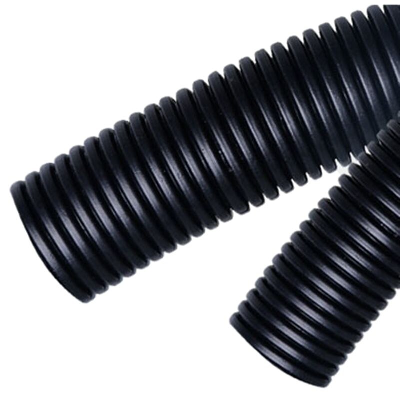 20 Ft 1/4 inch Split Wire Loom Conduit Polyethylene Tubing Black Color Sleeve Tube