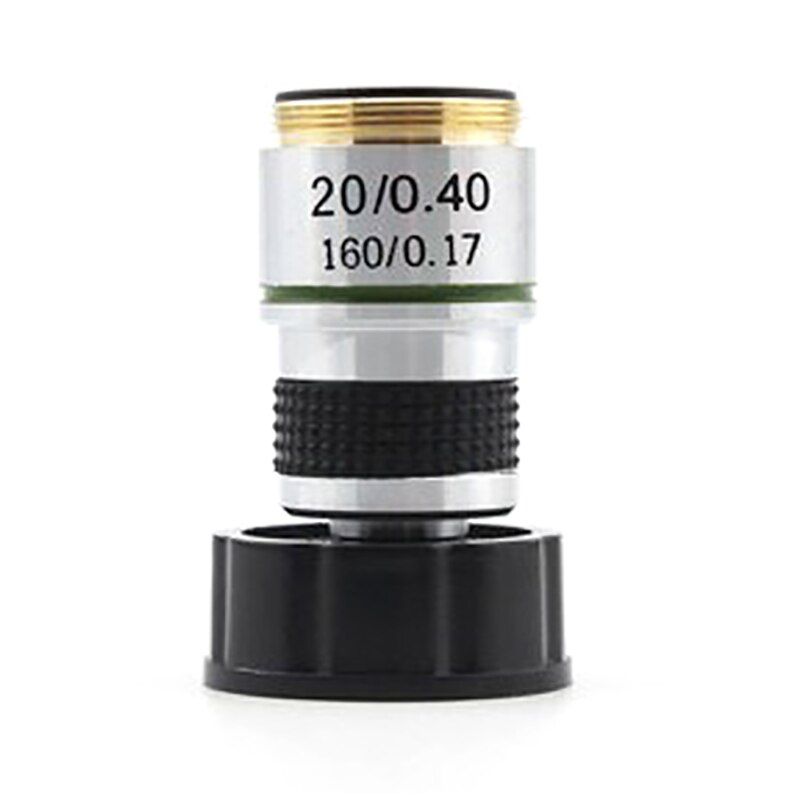 185 Microscope Objective 20X ACHromatic Objective Biological Microscope Parts AccESSories: Default Title