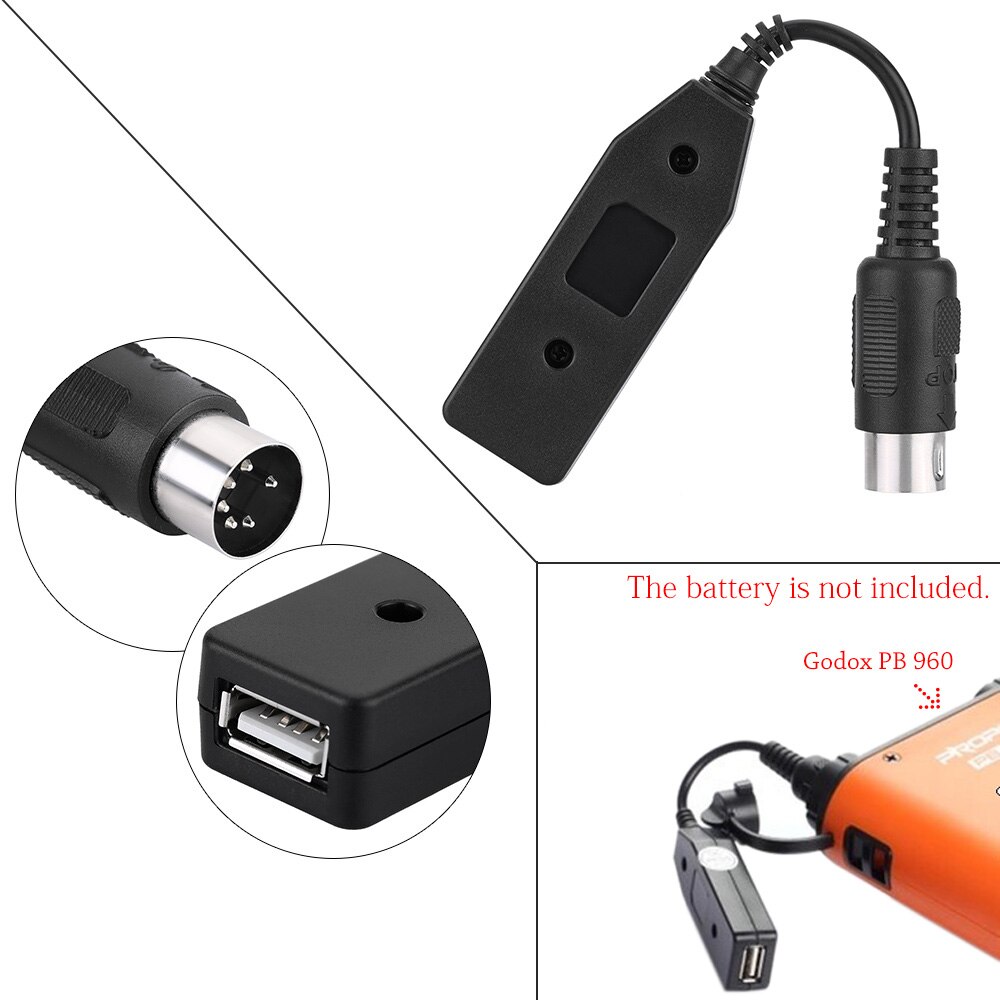 Godox pb960 netzteil usb Energie kabel umwandlung für ad360/ad180 ad serie