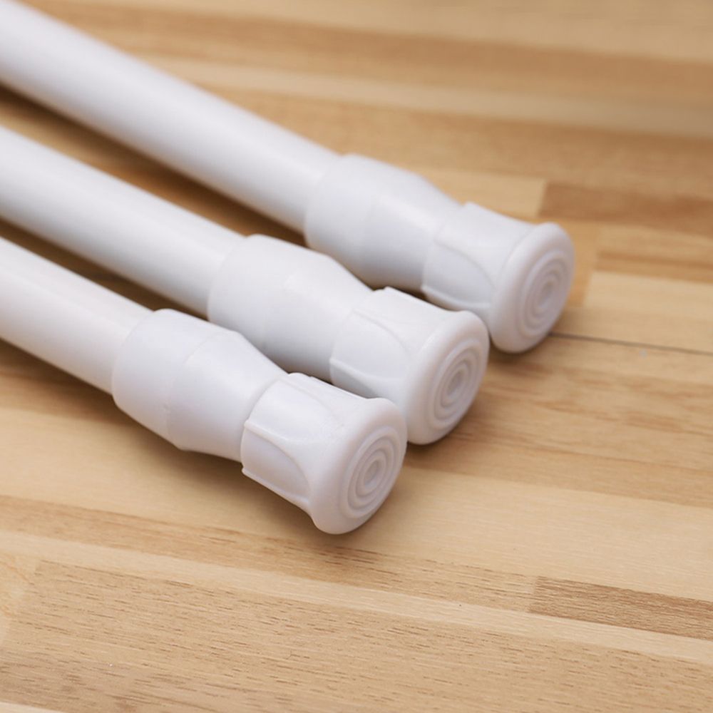 Multi Purpose Spring Load Durable Loaded Hanger Hanging Rods Bathroom Product Extendable Sticks Curtain Telescopic Pole