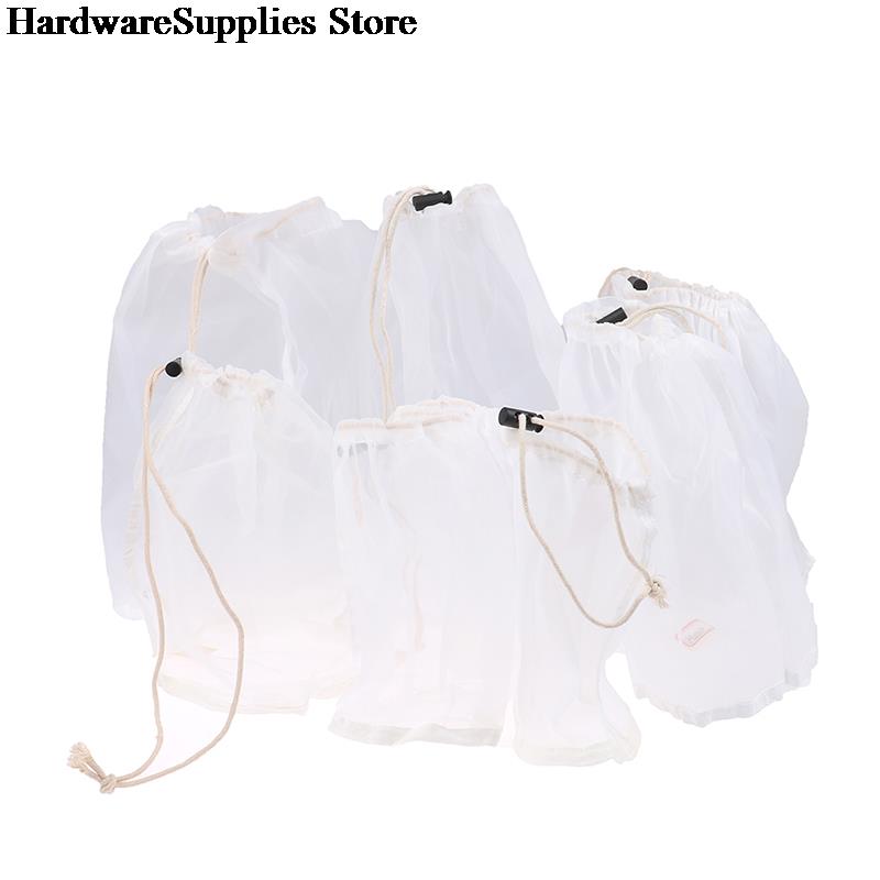 75/96/120 Micron Fine Mesh Nylon Bag Cold Brew Coffee Filter Reusable Fruit Juice Vegetable Juice
