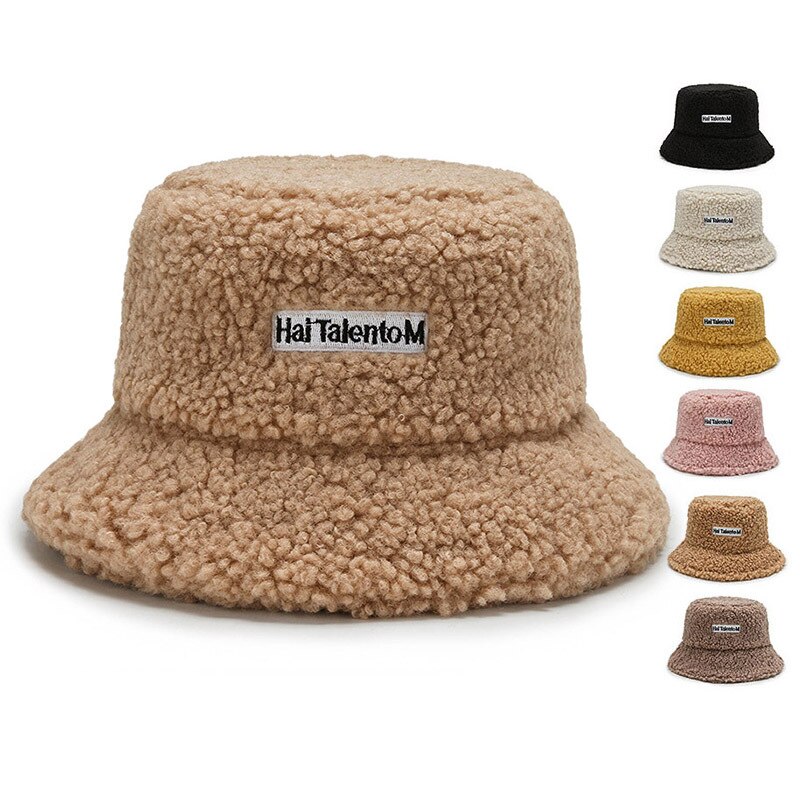 Gorro de pescador de punto de lana de cordero para hombre y mujer, gorro de pescador de lana de cordero, Unisex, a la , informal, para viaje al aire libre, tapa plana