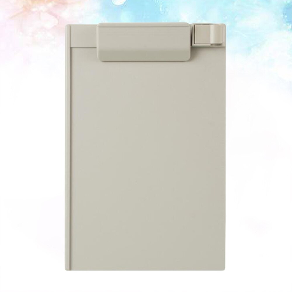 Plastik  a5 udklipsholder profil klip hardboard papirholder skrivemapper til skoleklasser kontor (himmelblå)