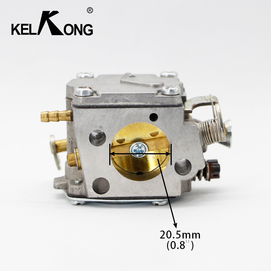 KELKONG-carburador de gasolina para motosierra, compatible con HUSQVARNA 61, 268, 266, 272 XP, 20mm