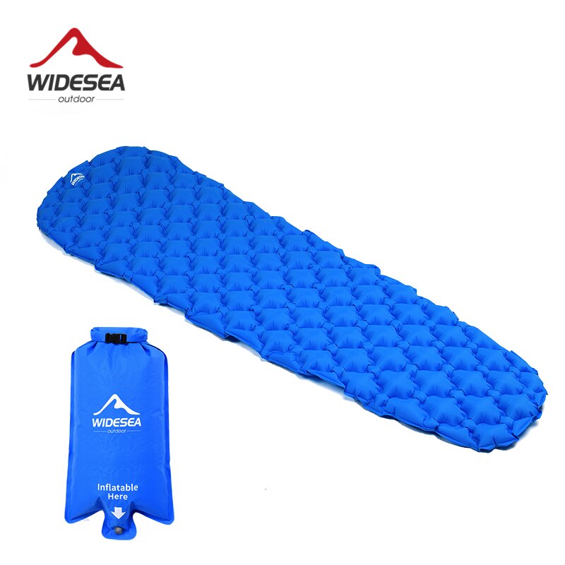 Widesea Camping Aufblasbare Matratze in Zelt Falten Lager Bett Isomatte Picknick Decke Reisen Luft matt Camping Ausrügestochen