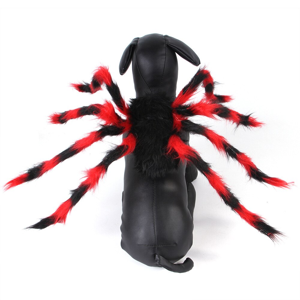 Halloween Dress Up Huisdier Spider Kostuum Borst Terug Party Decoratie Zachte Pluche Cosplay Feestelijke Kleding Cosplay Grappige Outfits: L / MULTI