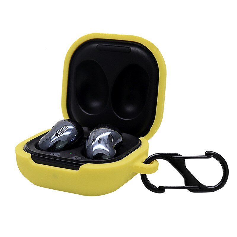 Silicone Cover For Samsung Galaxy Buds Live Case Charging Sleeve Wireless Headphone Earphone Protective Skin: yellow