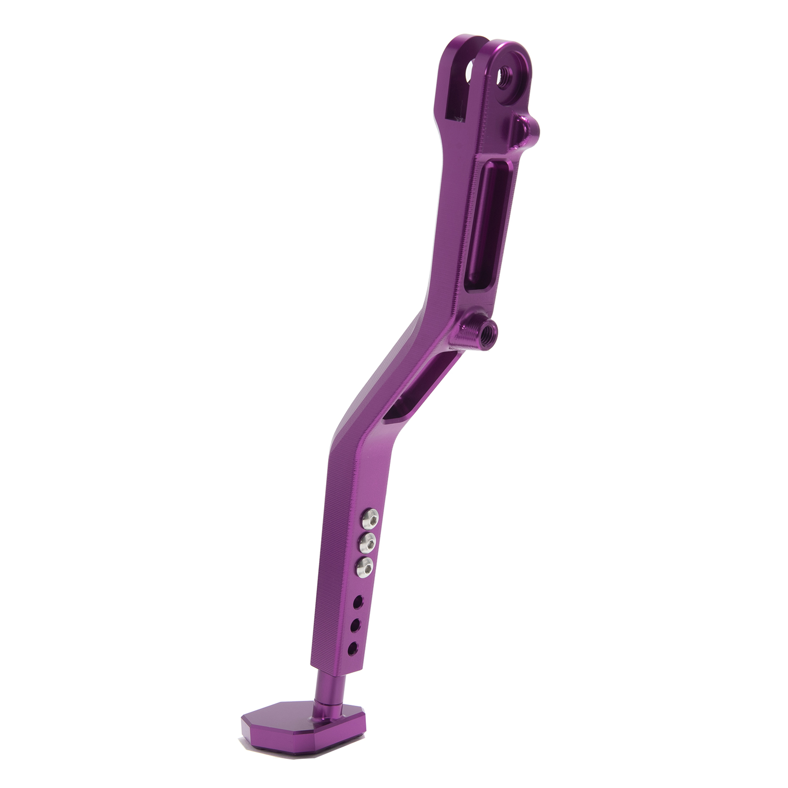 Für Talaria Fuß Seite trete Ständer Für Surron hell Biene X S Ebike Einstellbare Unterstützung Bein Seite Schmutz Fahrrad Motorrad Zubehör: Lila