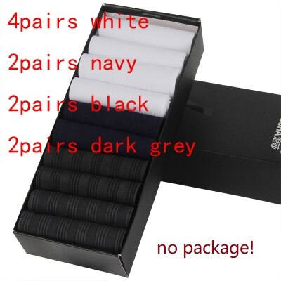 10 pairs/box xiaomi socks men's summer ultra-thin socks solid color Middle length stockings comfortable: no package4