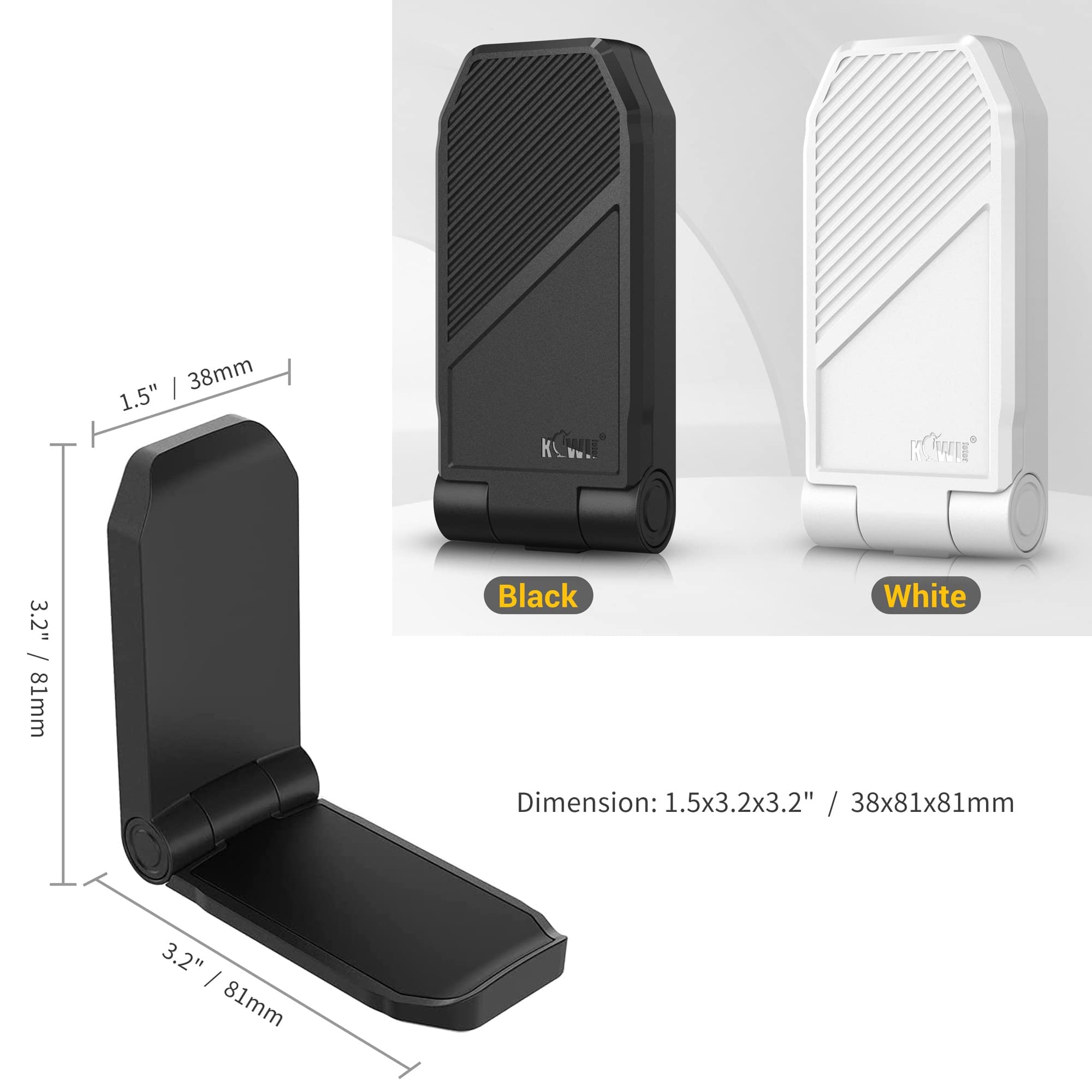 2er Pack Kopfhörer KleiderbüGel PC Spielen Headset Halfter Ständer Kleber Halfter Halterung für Zauberstab faltbare Kopfhörer Haken halterung unter Schreibtisch