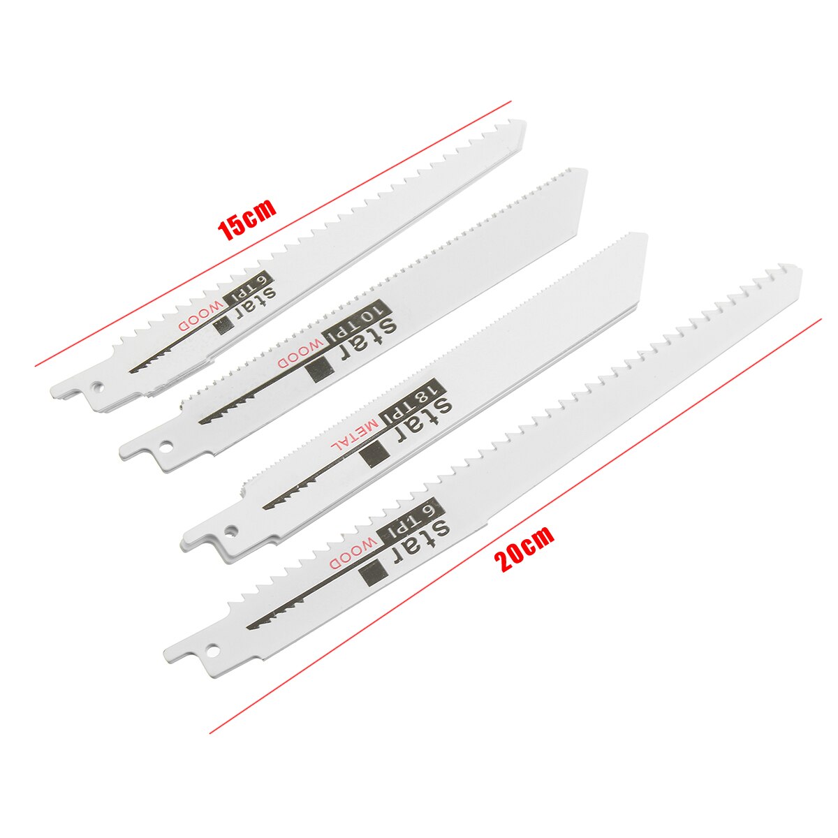 10pcs Reciprocating Saw Blade for Wood Metal Cutting