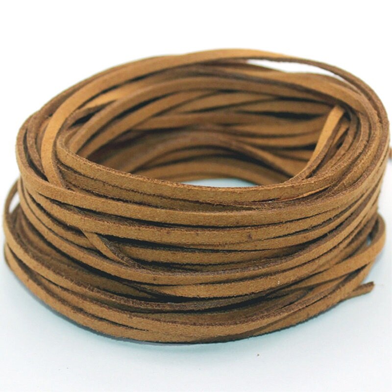 10pcs Suede Flat Leather Cord Bracelet Faux Velvet Cords Necklace Rope Thread String Necklace DIY Jewelry Findings 2C0137: 3