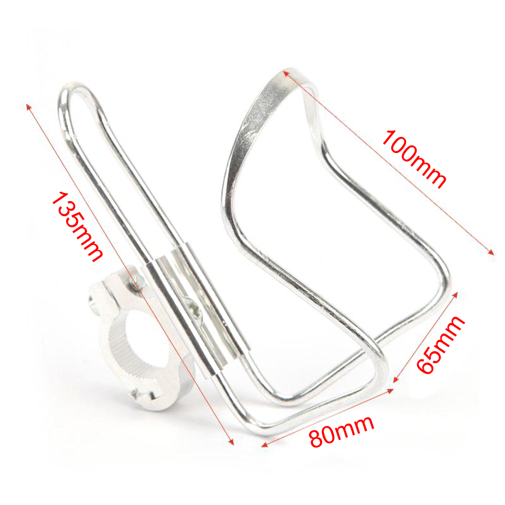 1x Fiets Bidonhouder Beugel Mountainbike Stuur Bottle Mount Fietsen Accessoires Aluminium Fiets Bidonhouder