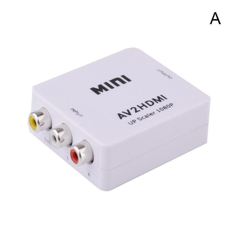 Scaler adapter hd video composiet converter box rca av/cvsb hdmi video pal hdmi 2av l /r 1080p ntsc mini ondersteuning: A