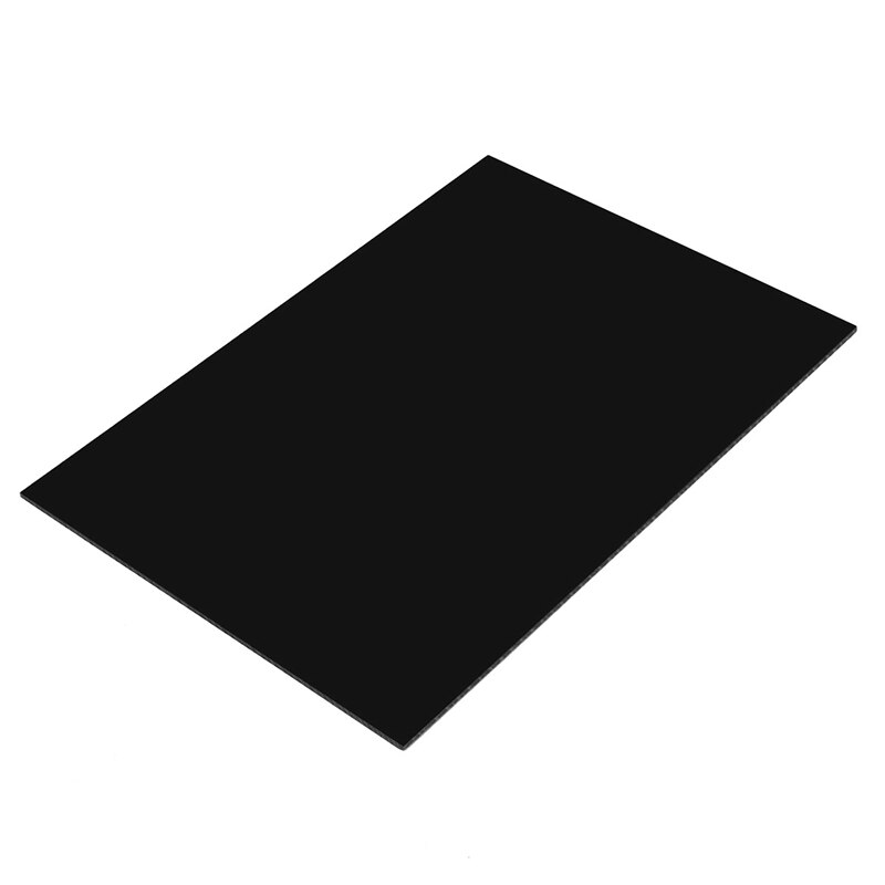 1 stk  a4 sort ekstruderet akryl plexiglas perspex plade pmma pladeplade 297 x 210mm
