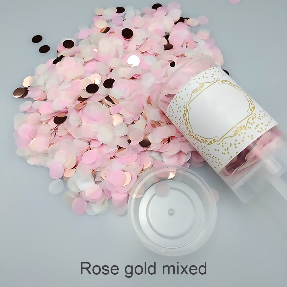 Push-Pop Mixed Confetti Wedding Bridal Anniversary Confetti Birthday Decoration Confetti Eco-Friendly Supplies
